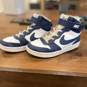 Blue Nike Hightop youth